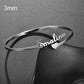 Customized Name Bracelet Personalized Custom Bangles Stainless Steel Jewelry