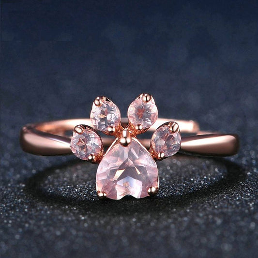 ROSE QUARTZ RING