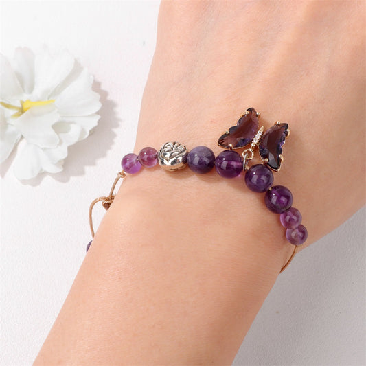 Natural Stone Bracelet Amethyst