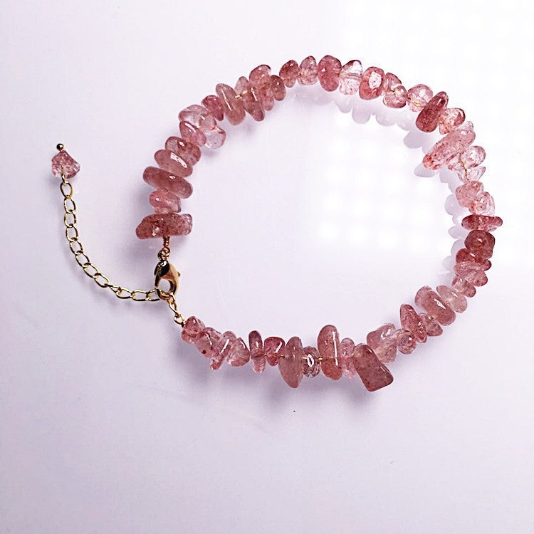 New Crystal Natural Garnet Bracelet Women