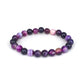 Bracelet En Pierre Naturelle Amethystos  Violet Pour Femme